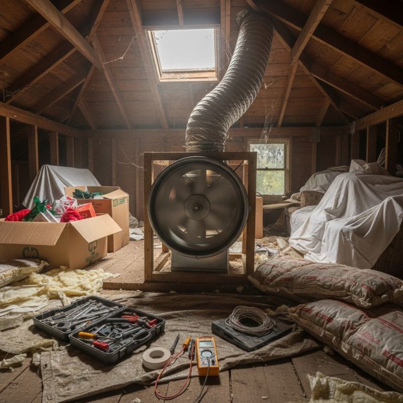 Attic Fan Installation